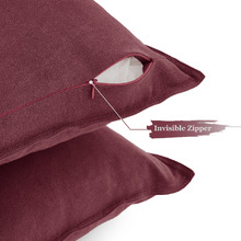 Selah Cotton & Linen European Pillowcases (Set of 2)